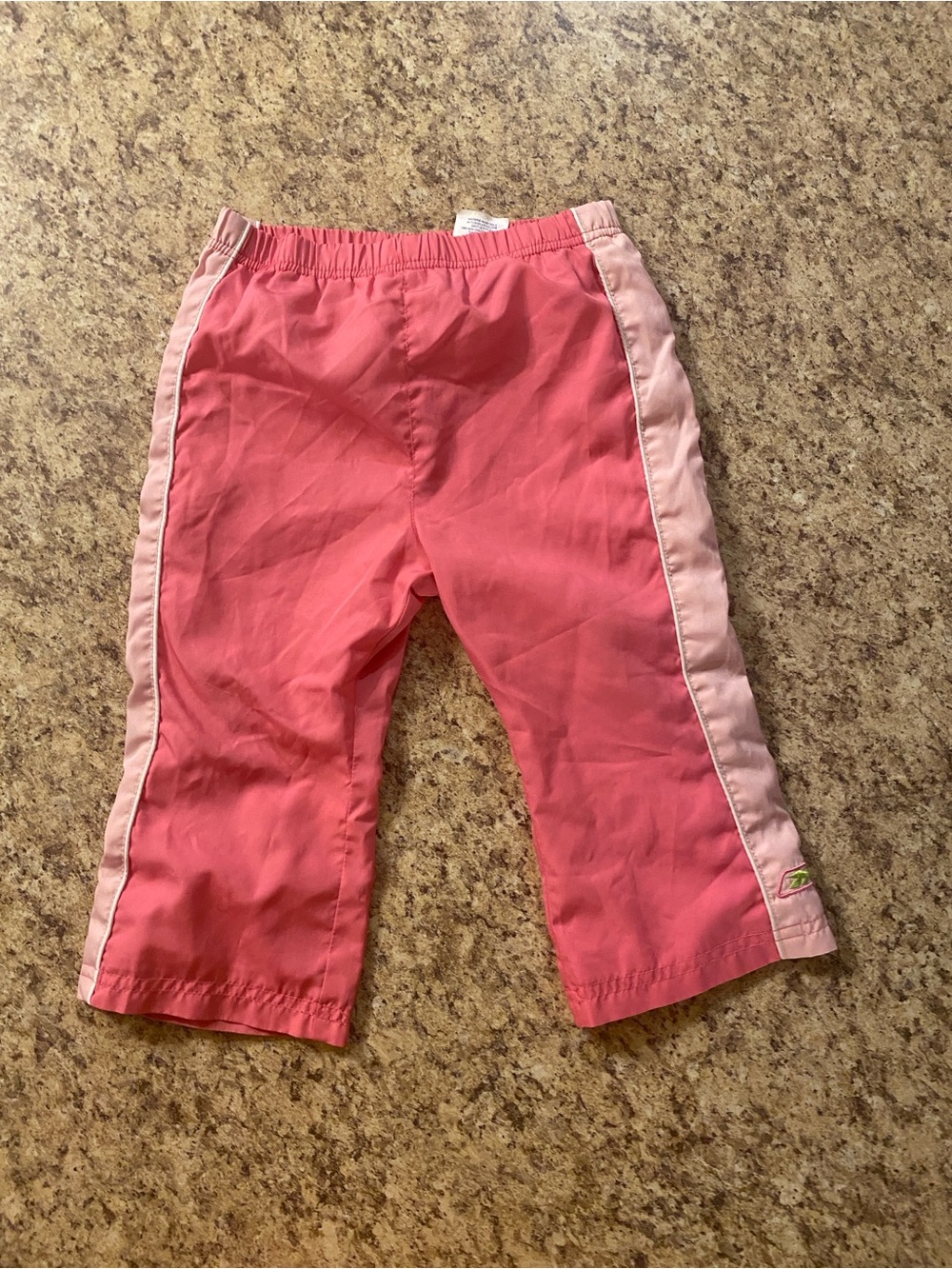 Reebok Coral and Light Pink Girls Sweatpants